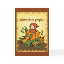 Cutietoots Welcome New Baby Card (for fall)