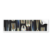 Cutlery bumper stickers