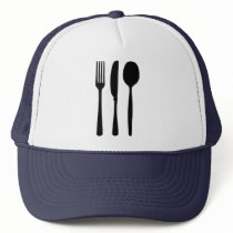 Cutlery - Fork - Knife - Spoon Trucker Hat