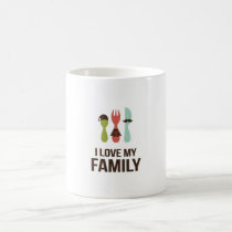 Cutlery - I Love M y Family mugs