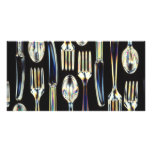Cutlery Customized Photo Card