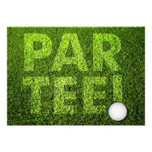 Cutomizable Golf Party Celebration Invitation