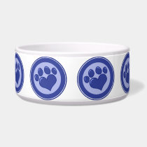 Cutomizable Heart Pawprint Dog & Owner GIfts, Tees pet bowls