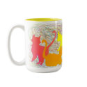 Cutout Cats mug by spacestationeddy Cutout Cats mug