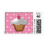 Cutout Cupcake with Pink Cherry on Top stamps