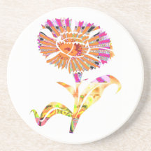 Cutout Floral .. Cookie Cutter Design Coasters