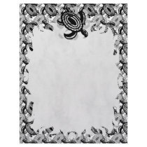 Cutout Turtle Flame Letterhead