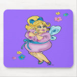 "Cutsie Wootsie Fairy" Chubby Cartoon Art Mousepad