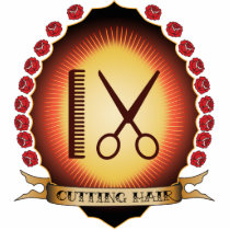 Cutting Hair Mandorla photo sculptures