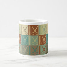 Cutting Hair Pop Art Mug