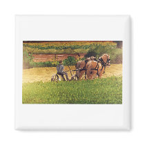 Cutting Hay magnets by scottlhendrie Cutting Hay magnets