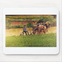 Cutting Hay mousepads