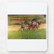 Cutting Hay mousepads