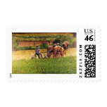 Cutting Hay postage