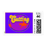 Cutting horse stamp