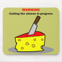 cutting the cheese mousepads