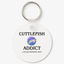 Cuttlefish Addict keychains by foodshirts Cuttlefish Addict keychains