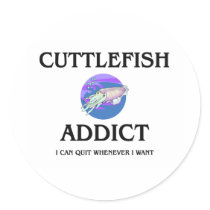 Cuttlefish Addict stickers by foodshirts Cuttlefish Addict stickers