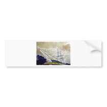 Cutty Sark Greenwich Fractals Bumper Sticker