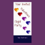 Cuztom Valentine party invites. invitations