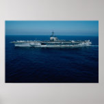 CV-61 Ranger 1986, aircraft carrier Poster