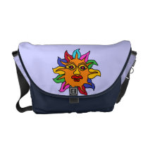 CV- Aztec Sun Art Messenger Bag