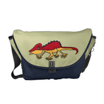 CV- Funky Lizard Messenger Bag