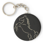 CV- Rearing Horse Keychain