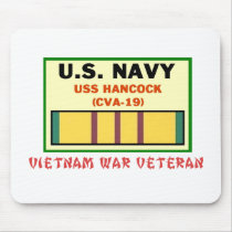 CVA-19 HANCOCK VIETNAM WAR VET mousepads