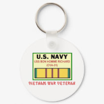 CVA-31 BON HOMME RICHARD Vietnam Vet keychains by drphill1946 CVA-31 BON HOMME RICHARD Vietnam Vet keychains