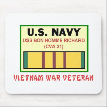 CVA-31 BON HOMME RICHARD VIETNAM VET mousepads