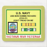 CVA-31 BON HOMME RICHARD VIETNAM WAR VET MOUSE PAD
