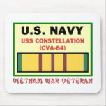 CVA-64 CONSTELLATION VIETNAM WAR VET MOUSE PADS