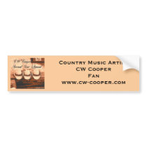 CW Cooper Bumper Sticker bumper stickers by cwcooper CW Cooper Bumper Sticker bumper stickers