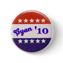 Cyan '10 Button by iconmatthew1 Cyan '10 Button