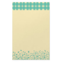 Cyan Day Customized Stationery