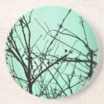 Cyan Sky Beverage Coaster