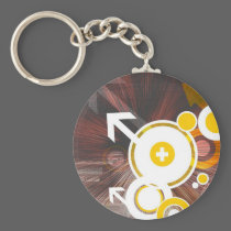 Cyber Circle keychains