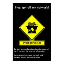 Cyber Espionage Security Awareness Poster posters by mindfulsecurity Cyber Espionage Security Awareness Poster posters
