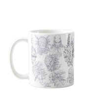 Cyber Future Hero Gear Head Customizable Mug