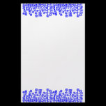 Cyber Garden - Blue stationery