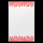 Cyber Garden - Red stationery