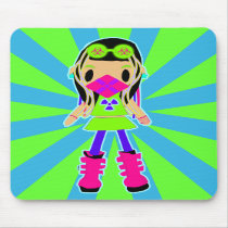 Cyber Girl X Mouse Pad