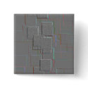 "Cyber Gothic" Geometric Art buttons