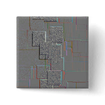 "Cyber Gothic" Geometric Art buttons