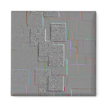 "Cyber Gothic" Geometric Art magnets by RLMdesignes "Cyber Gothic" Geometric Art magnets