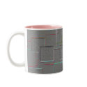 "Cyber Gothic" Geometric Art mugs