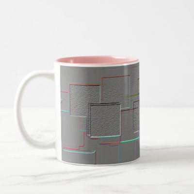 Cyber Gothic Geometric Art Coffee Mug by RLMdesignes
