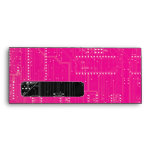 Cyber Industrial EBM Circuit Board Hot Pink Black envelopes