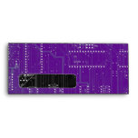 Cyber Industrial EBM Circuit Board Purple Black envelopes